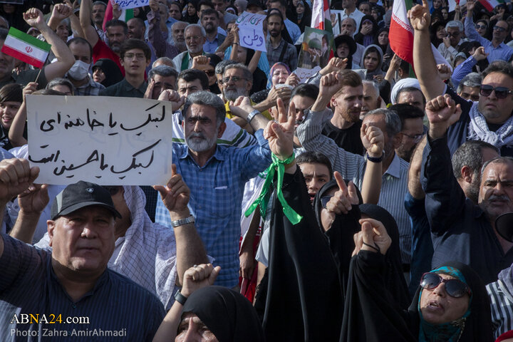 تجمع مردمی در تهران در محکومیت تجاوز آمریکا