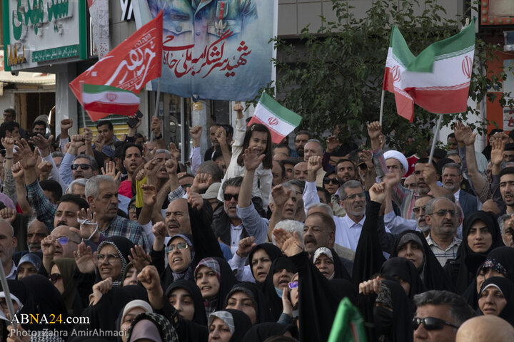 تجمع مردمی در تهران در محکومیت تجاوز آمریکا