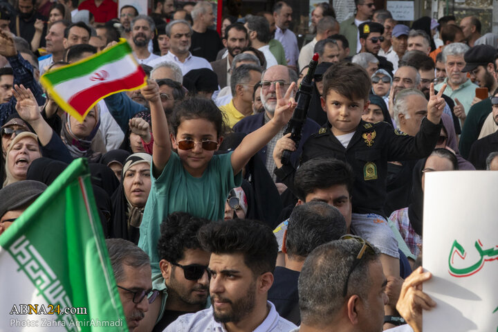 تجمع مردمی در تهران در محکومیت تجاوز آمریکا