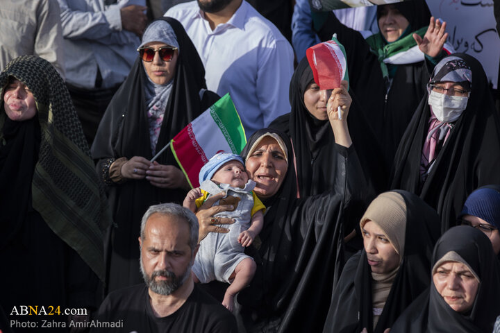 تجمع مردمی در تهران در محکومیت تجاوز آمریکا