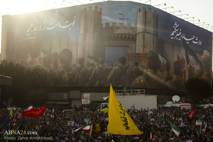 تجمع مردمی در تهران در محکومیت تجاوز آمریکا