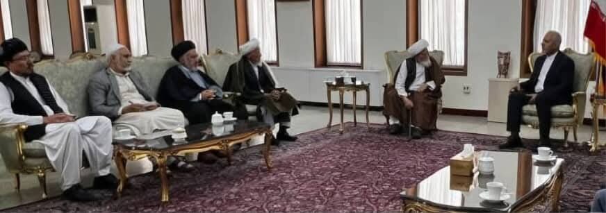 دیدار رییس شورای علمای شیعه افغانستان با سرپرست سفارت ایران در کابل