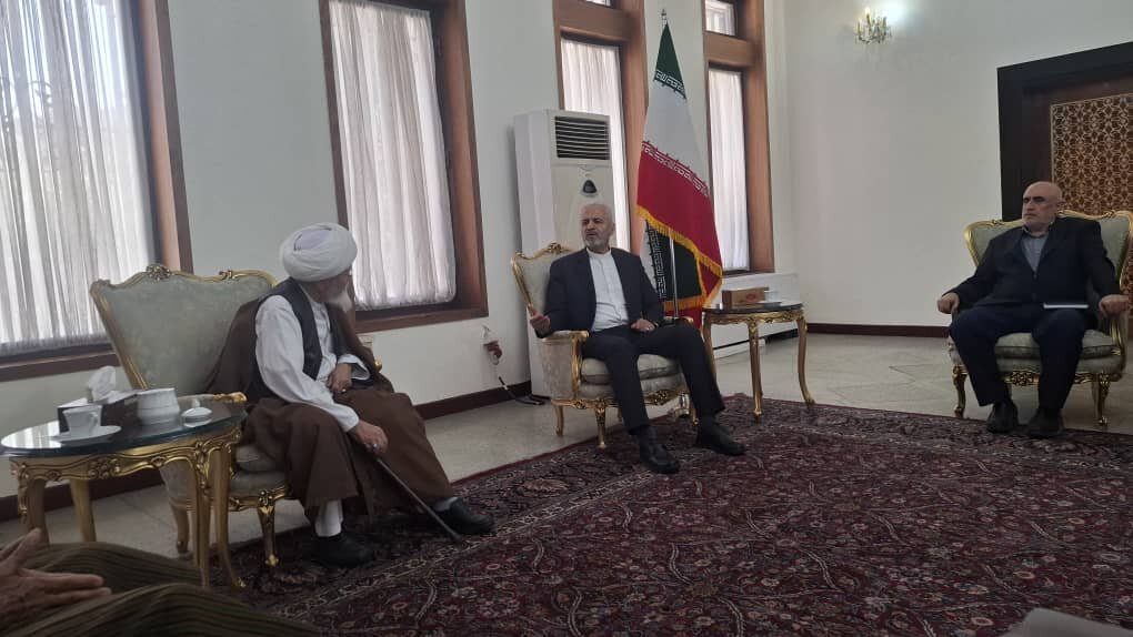 دیدار رییس شورای علمای شیعه افغانستان با سرپرست سفارت ایران در کابل