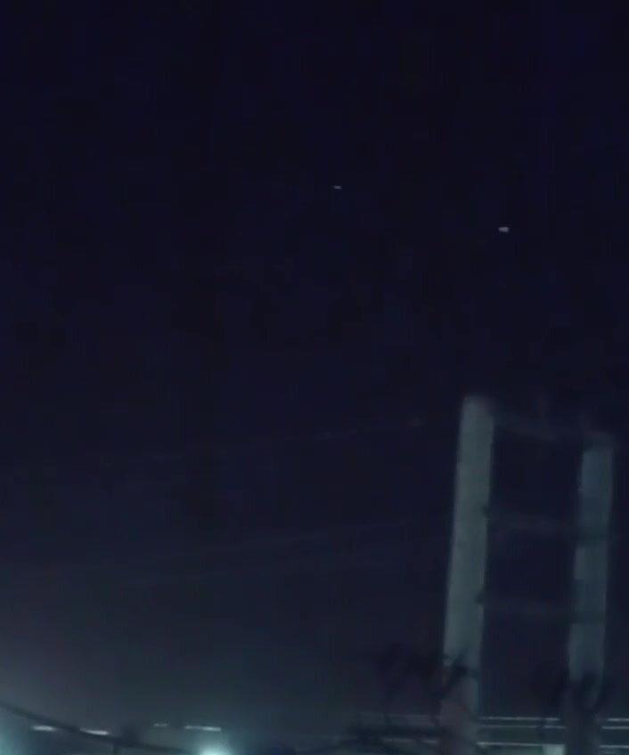 ویدیو | پدافند یک پهپاد اسرائیلی را در قم  هدف قرار داد