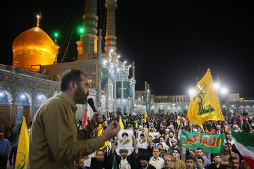 گزارش تصویری | فریاد انتقام مردم قم در حرم حضرت معصومه(س)