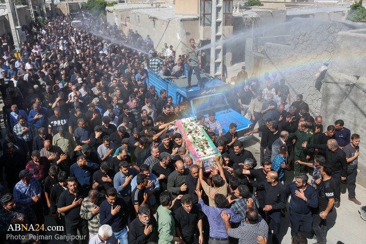گزارش تصویری | مراسم تشییع شهید «علیرضا اسماعیلی» در پیربکران اصفهان