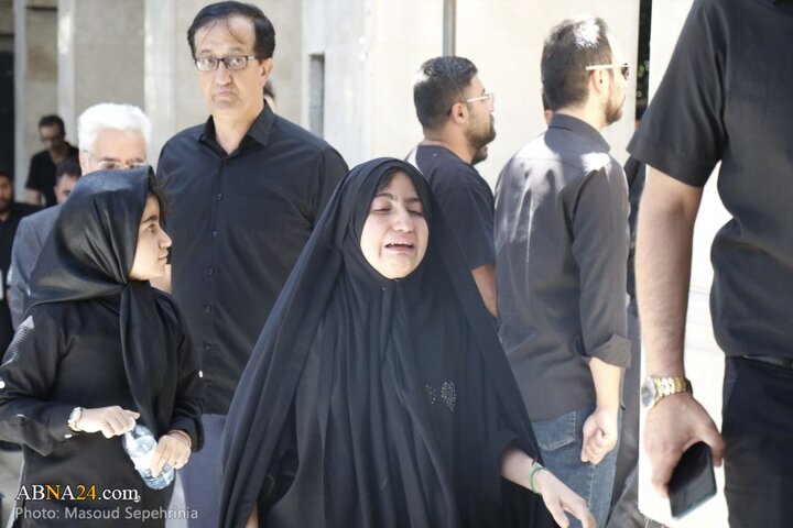 تشییع پیکر شهید حامد خیراللهی شهید مبارزه با اسرائیل در شهر تبریز