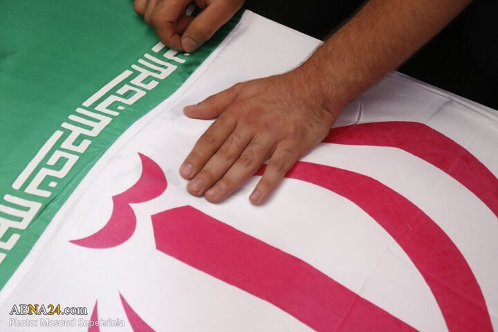 تشییع پیکر شهید حامد خیراللهی شهید مبارزه با اسرائیل در شهر تبریز