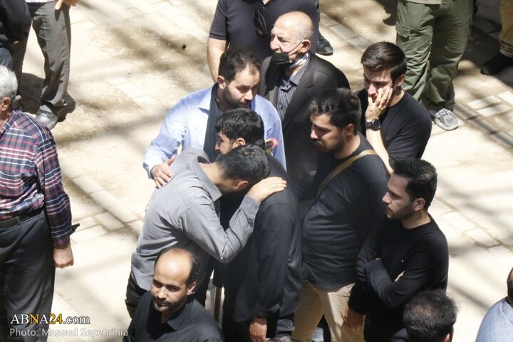 تشییع پیکر شهید حامد خیراللهی شهید مبارزه با اسرائیل در شهر تبریز