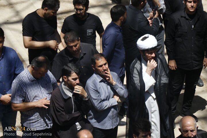 تشییع پیکر شهید حامد خیراللهی شهید مبارزه با اسرائیل در شهر تبریز