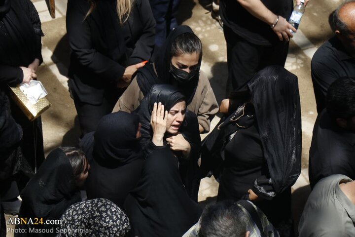 تشییع پیکر شهید حامد خیراللهی شهید مبارزه با اسرائیل در شهر تبریز
