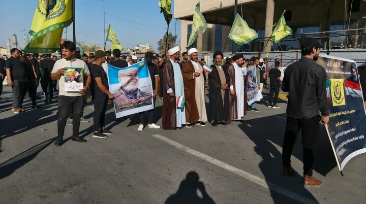 تجمع پرشور طلاب و اساتید حوزه علمیه نجف