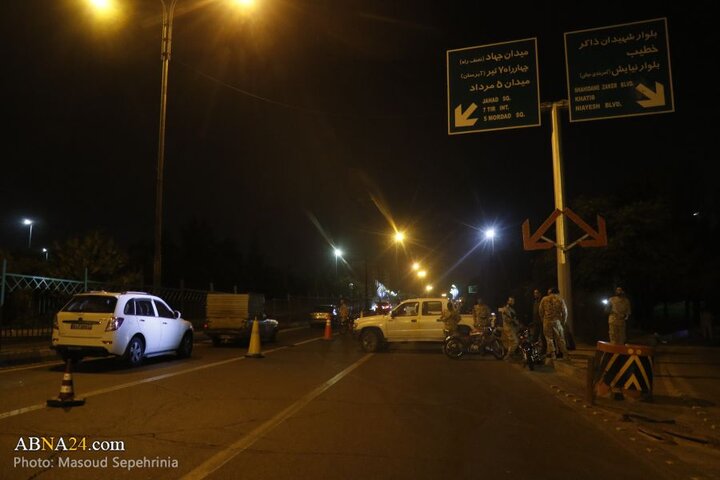 ایست بازرسی پل سرداران فاتح در تبریز