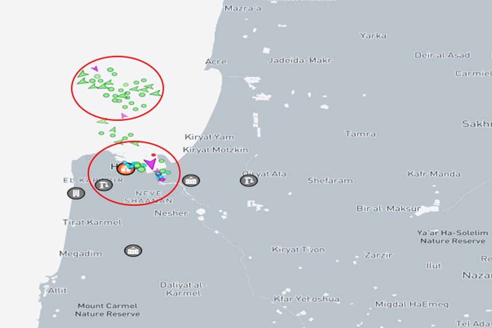 اسرائیلی بندر پارکنگ میں تبدیل ہو گئے + نقشے