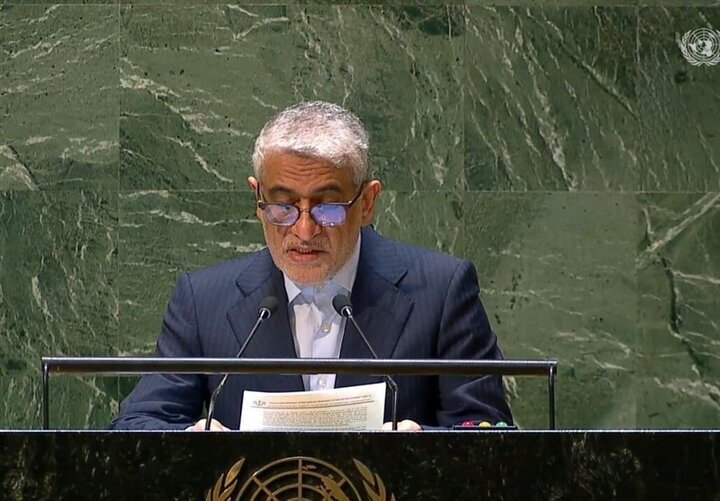 نوێنەری ئێران: بێدەنگی ئەنجومەنی ئاسایش هاوبەشیە لە تاوانەکانی ئەمریکا