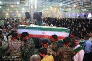 Photos: Funeral ceremony for Martyr General Rabbani held in Isfahan