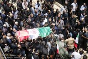 Photos: Funeral ceremony Martyr Hamed Khairollahi held in Tabriz