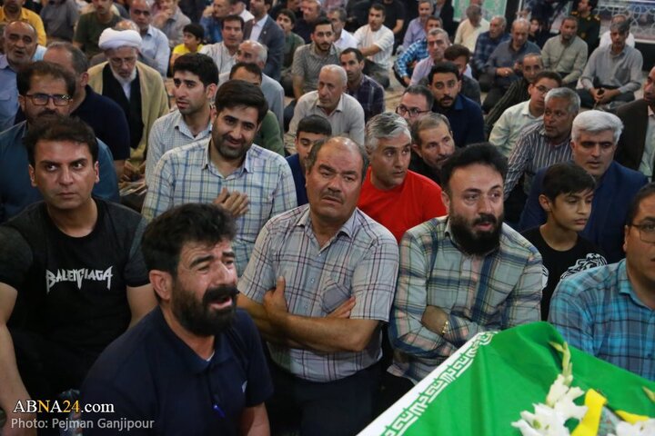 مراسم وداع مردم اصفهان با پیکر سرلشکر شهید مهدی ربانی