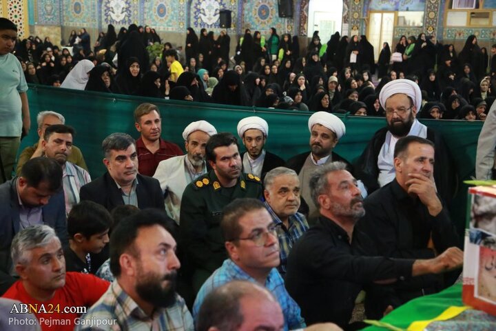 مراسم وداع مردم اصفهان با پیکر سرلشکر شهید مهدی ربانی