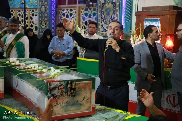 مراسم وداع مردم اصفهان با پیکر سرلشکر شهید مهدی ربانی