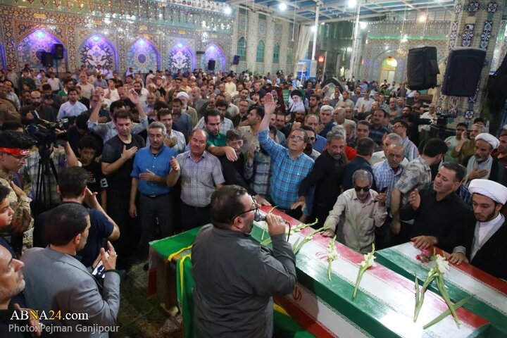 مراسم وداع مردم اصفهان با پیکر سرلشکر شهید مهدی ربانی