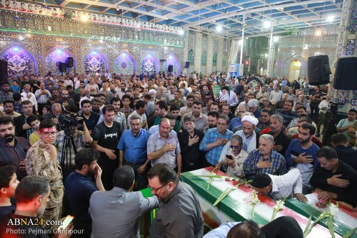 مراسم وداع مردم اصفهان با پیکر سرلشکر شهید مهدی ربانی