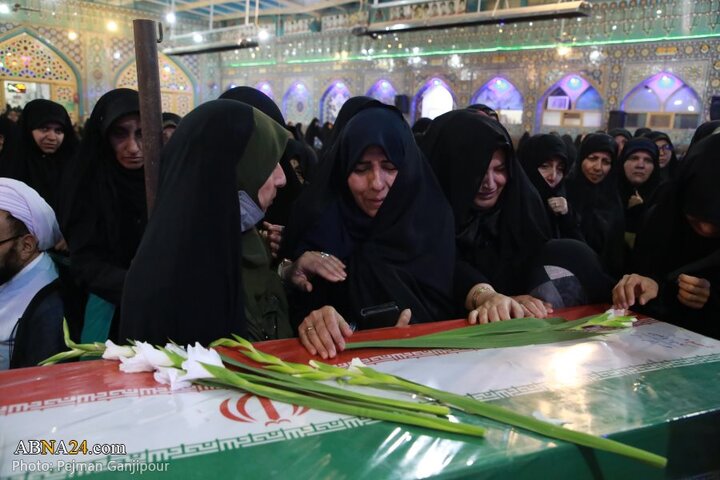 مراسم وداع مردم اصفهان با پیکر سرلشکر شهید مهدی ربانی