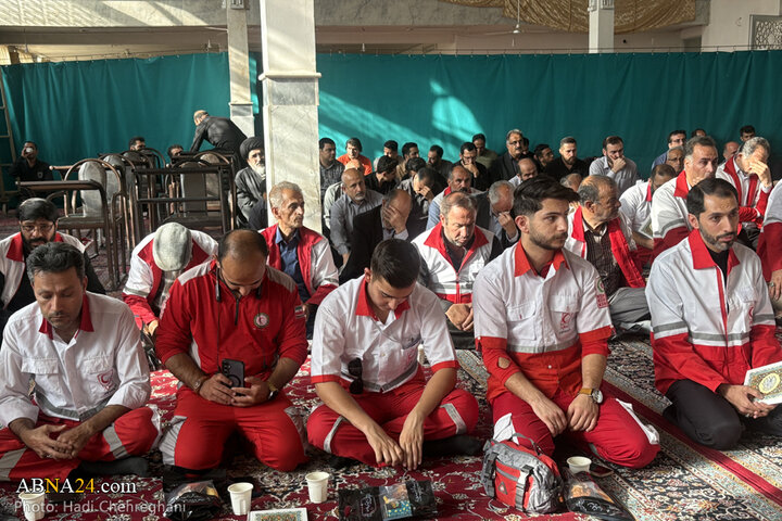 مراسم بزرگداشت امدادگر شهید «مجتبی ملکی» در شهر قم