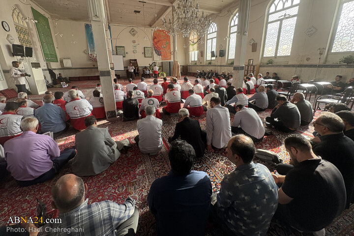 گزارش تصویری | مراسم بزرگداشت امدادگر شهید «مجتبی ملکی» در شهر قم