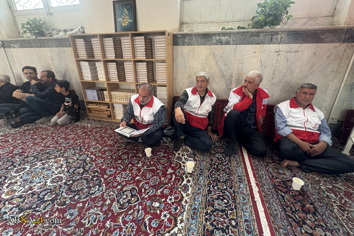 مراسم بزرگداشت امدادگر شهید «مجتبی ملکی» در شهر قم