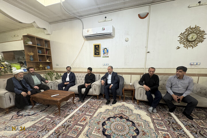حضور مدیران استان قم در خانه نوجوان خادم الرضا(ع) شهید احسان قاسمی