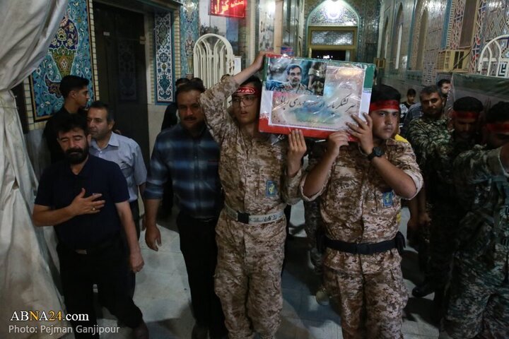 Photos: Funeral ceremony for Martyr General Rabbani held in Isfahan