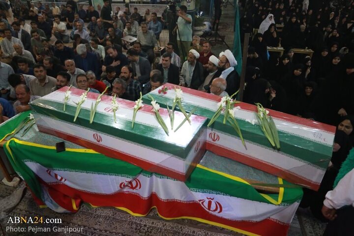 Photos: Funeral ceremony for Martyr General Rabbani held in Isfahan