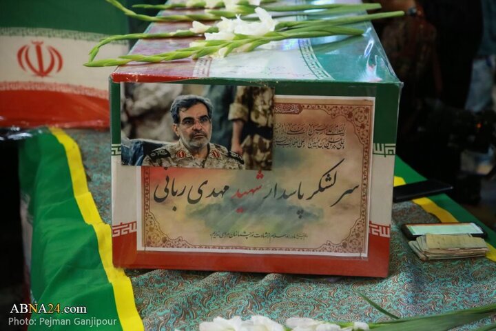Photos: Funeral ceremony for Martyr General Rabbani held in Isfahan
