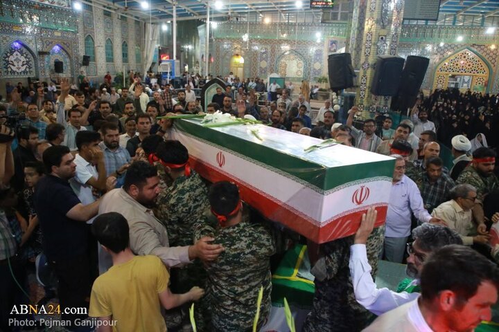 Photos: Funeral ceremony for Martyr General Rabbani held in Isfahan