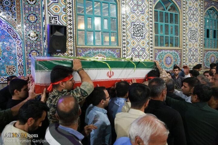Photos: Funeral ceremony for Martyr General Rabbani held in Isfahan