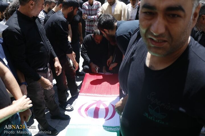 Photos: Funeral ceremony Martyr Hamed Khairollahi held in Tabriz
