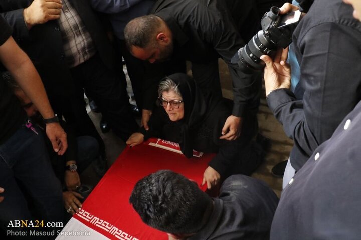 Photos: Funeral ceremony Martyr Hamed Khairollahi held in Tabriz