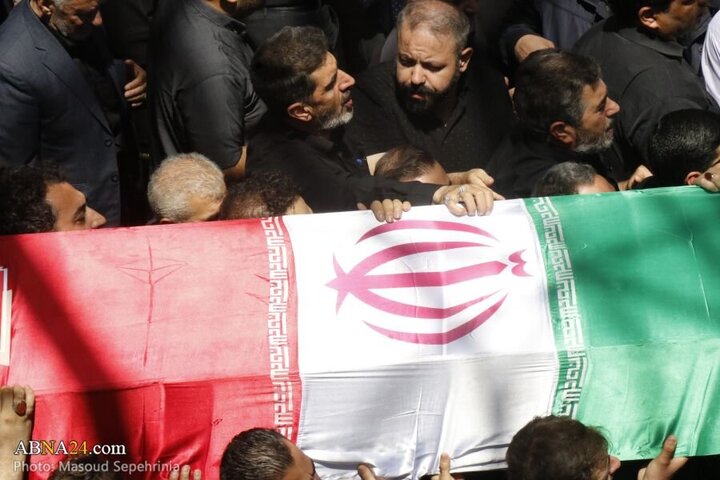 Photos: Funeral ceremony Martyr Hamed Khairollahi held in Tabriz