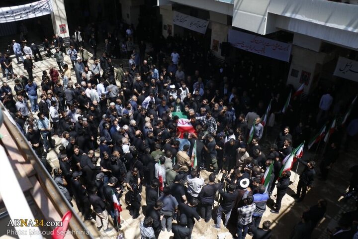 Photos: Funeral ceremony Martyr Hamed Khairollahi held in Tabriz