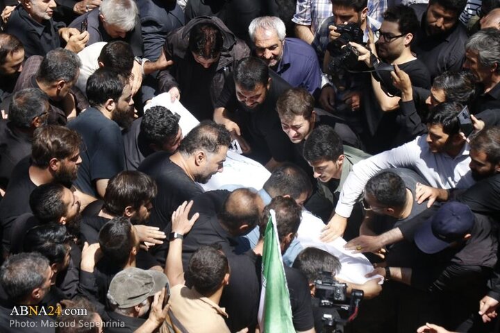 Photos: Funeral ceremony Martyr Hamed Khairollahi held in Tabriz