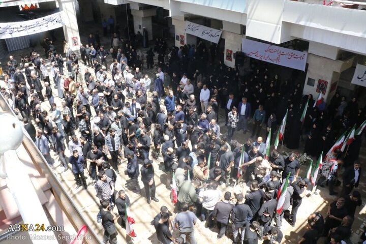 Photos: Funeral ceremony Martyr Hamed Khairollahi held in Tabriz