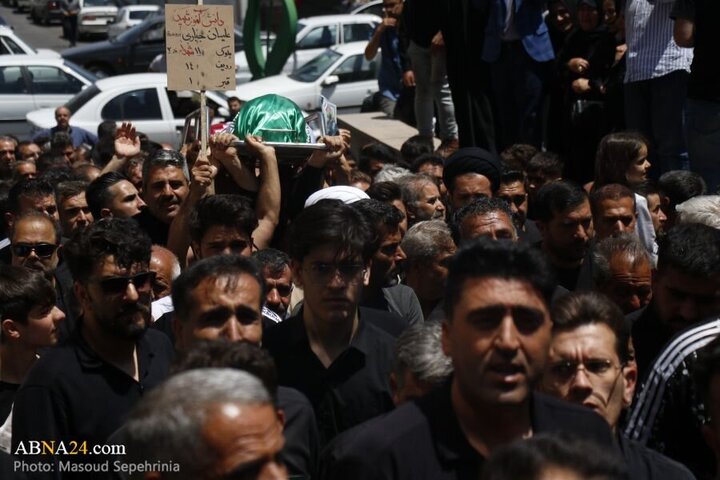 Photos: Funeral ceremony of 2 child martyrs of Zionist regime attacks held in Tabriz