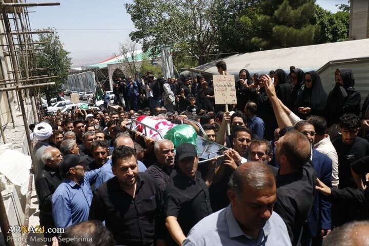 Photos: Funeral ceremony of 2 child martyrs of Zionist regime attacks held in Tabriz