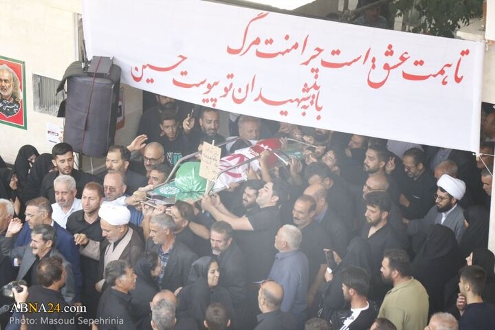 Photos: Funeral ceremony of 2 child martyrs of Zionist regime attacks held in Tabriz