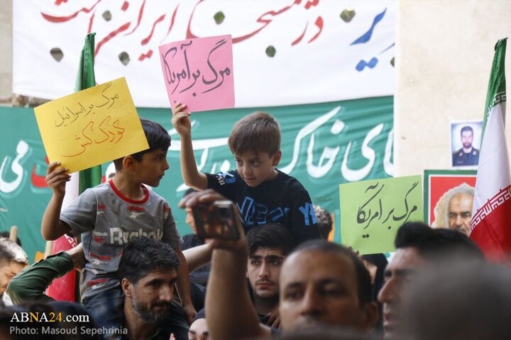 Photos: Funeral ceremony of 2 child martyrs of Zionist regime attacks held in Tabriz