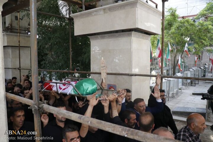 Photos: Funeral ceremony of 2 child martyrs of Zionist regime attacks held in Tabriz