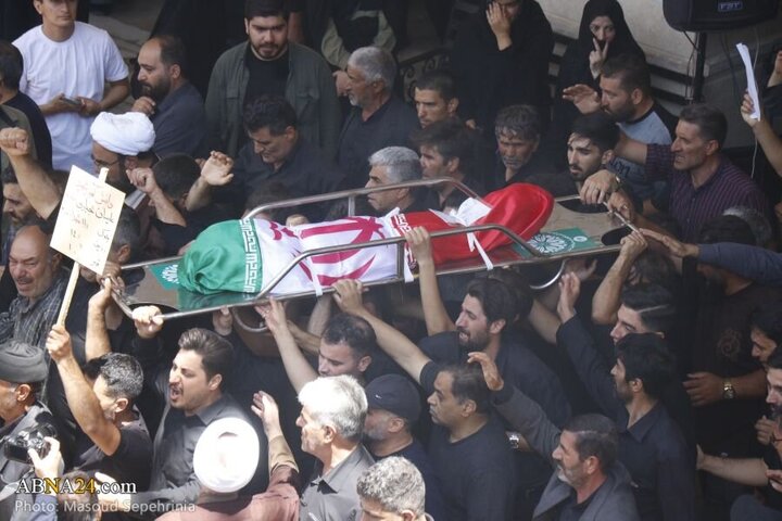 Photos: Funeral ceremony of 2 child martyrs of Zionist regime attacks held in Tabriz