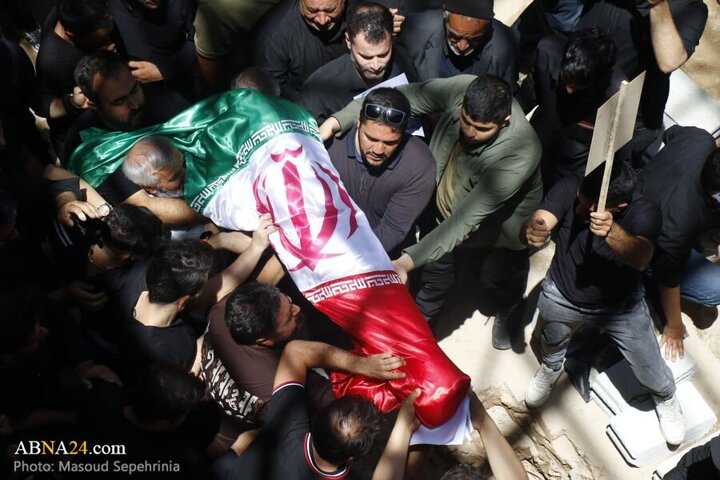 Photos: Funeral ceremony of 2 child martyrs of Zionist regime attacks held in Tabriz