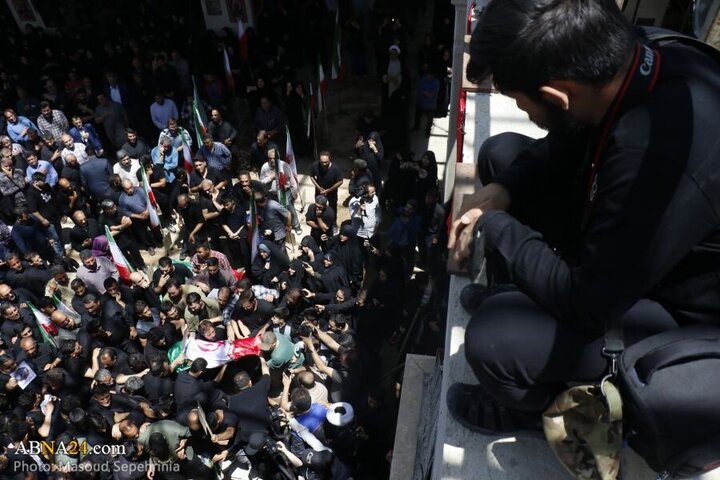 Photos: Funeral ceremony of 2 child martyrs of Zionist regime attacks held in Tabriz